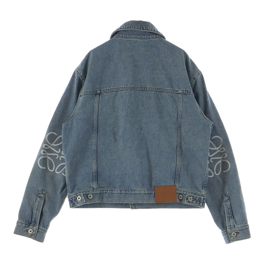 LOEWE(ロエベ) 25AW ANAGRAM DENIM JACKET アナグラム Gジャン デニムジャケット インディゴ 1727170 H526Y50W25
