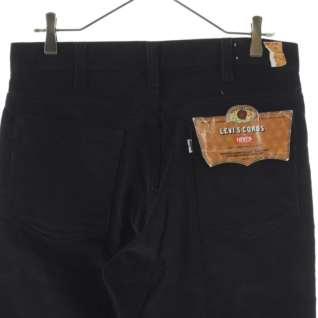 Levi's(リーバイス) DEAD STOCK 80S 519 白タグ スモールe ボタン裏513 CORDUROY PANTS コーデュロイ パンツ ブラウン