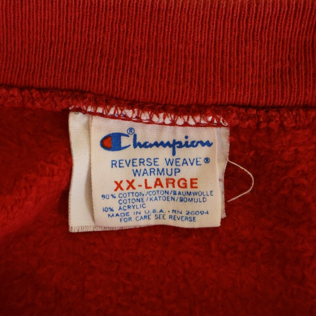 CHAMPION(チャンピオン) 80S REVERSE WEAVE IOWA STATE トリコタグ リバースウィーブ スウェット レッド