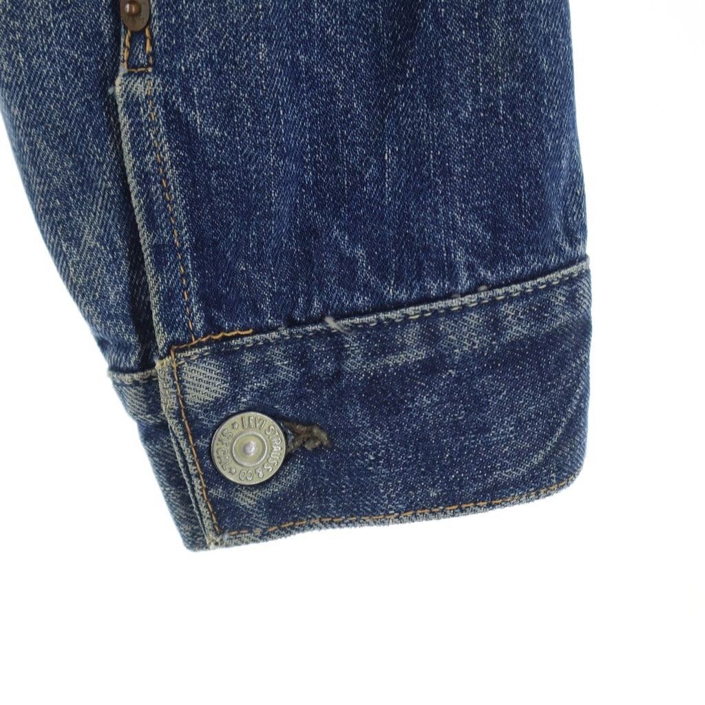 Levi's(リーバイス) 50S 507XX 2nd BIG E 両面タブ ボタン裏爪刻印 ハギ付き デニムトラッカージャケット インディゴ