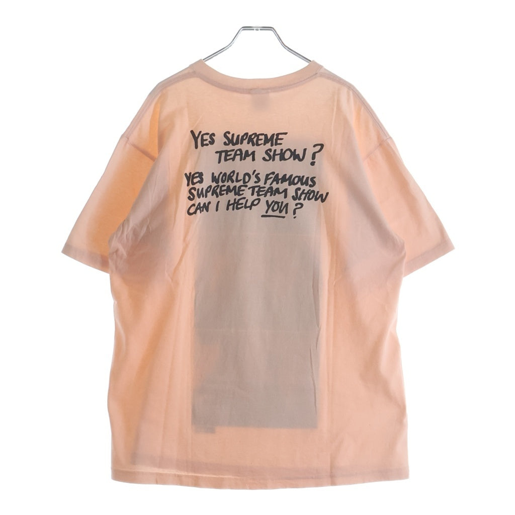SUPREME(シュプリーム) 09SS Malcolm Mclaren Tee マルコムマクラーレン フォトプリント半袖 Tシャツ ピンク