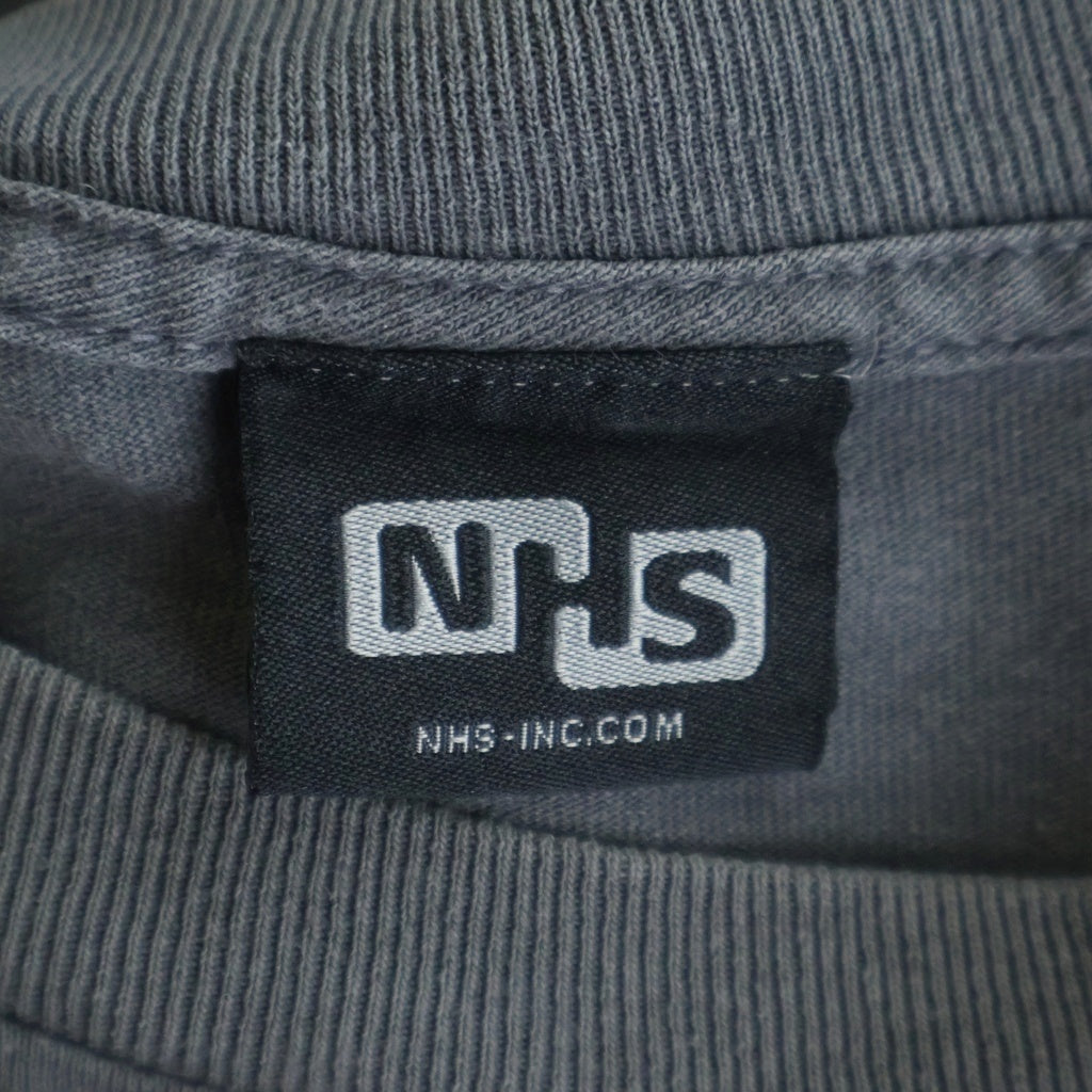 VINTAGE(ヴィンテージ) 90-00S SANTA CRUZ (サンタクルーズ) SKATEBOARDS L/S TEE NHSタグ 両面プリント スケート 長袖Tシャツ カットソー グレー