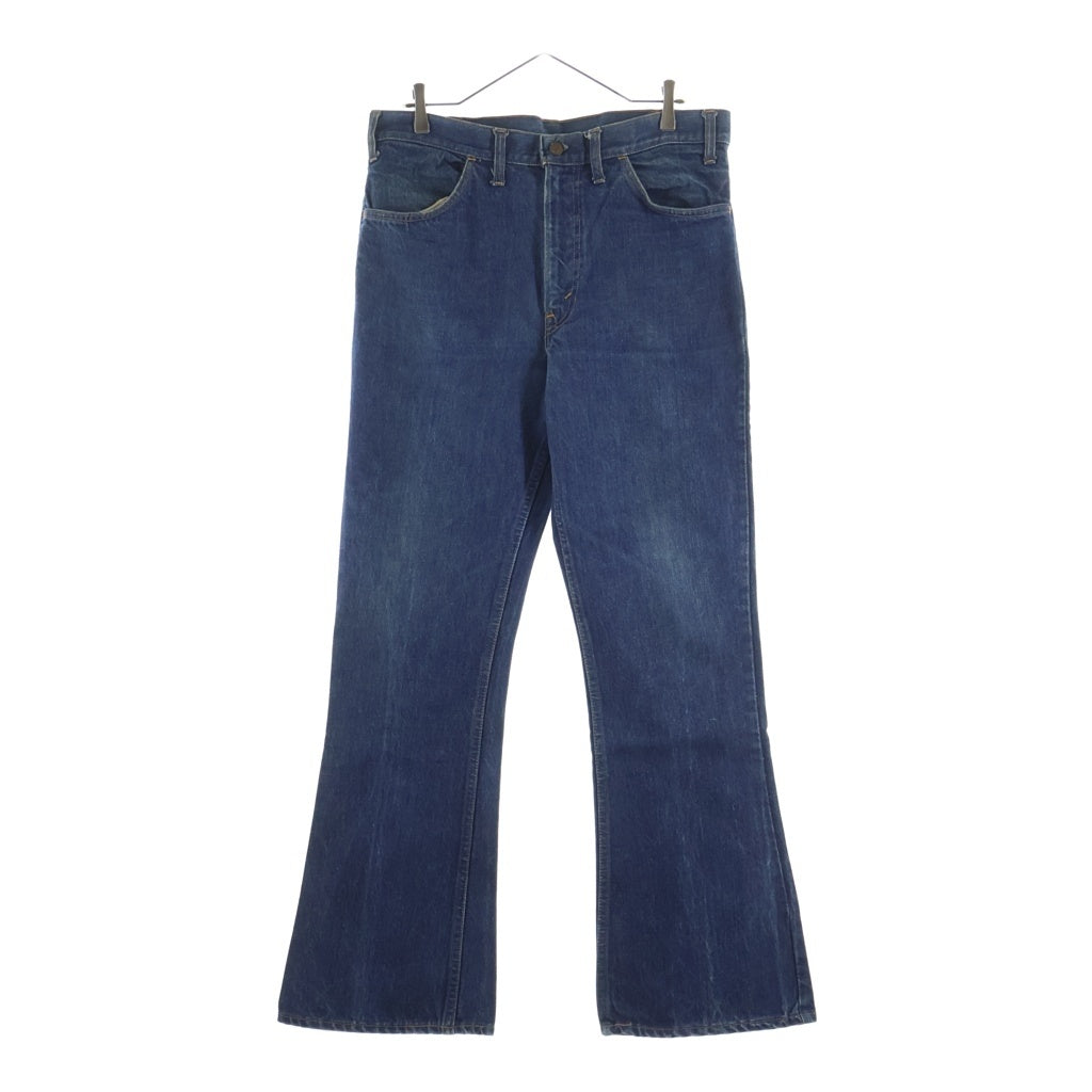 Levi's(リーバイス) 70S 646 BIG E FLARE DENIM PANTS ボタン裏刻印34 42TALON ジップフライ フレア デニムパンツ インディゴ