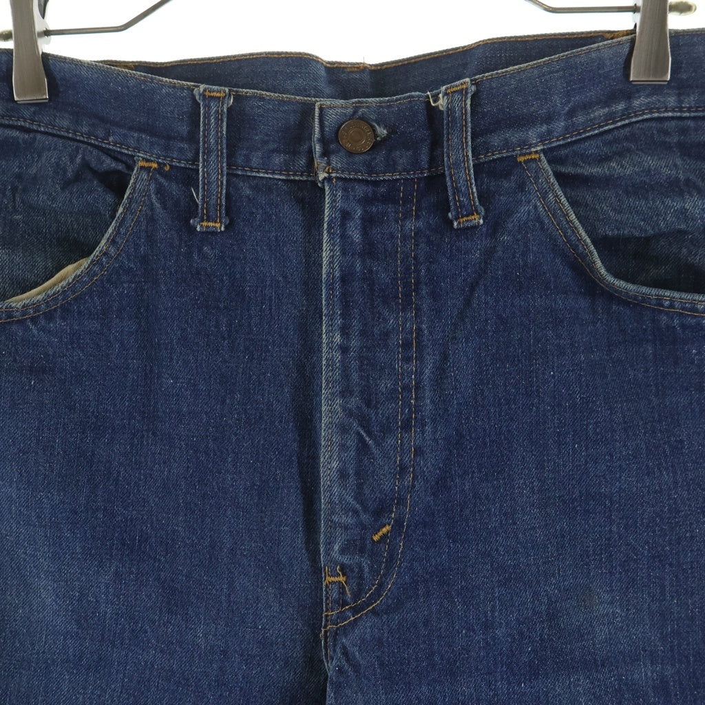 Levi's(リーバイス) 70S 646 BIG E FLARE DENIM PANTS ボタン裏刻印34 42TALON ジップフライ フレア デニムパンツ インディゴ