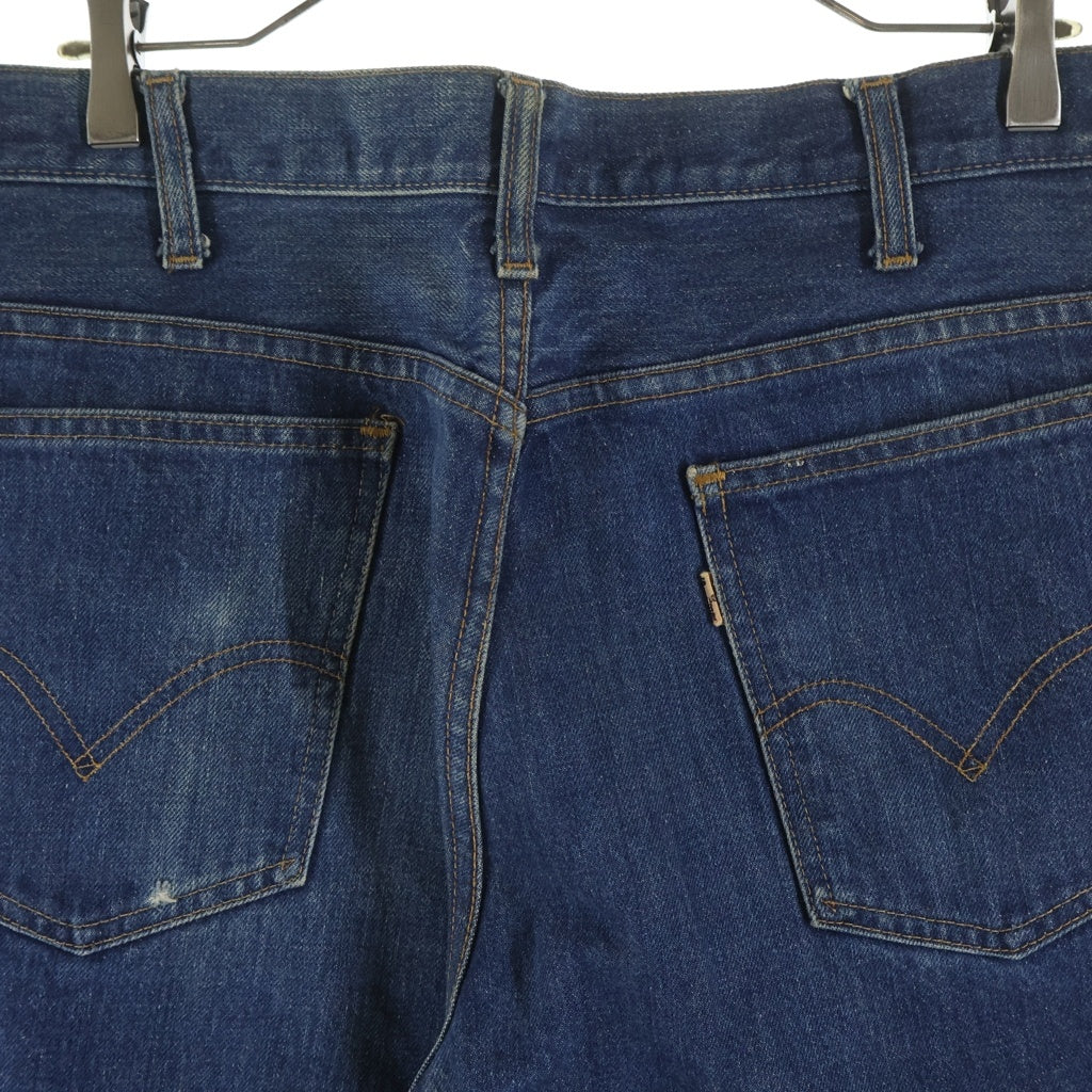 Levi's(リーバイス) 70S 646 BIG E FLARE DENIM PANTS ボタン裏刻印34 42TALON ジップフライ フレア デニムパンツ インディゴ