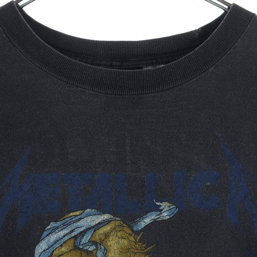 VINTAGE(ヴィンテージ) 90S METALLICA DORIS PUSHEAD TEE メタリカ パスヘッド ドリス 両面プリント半袖カットソーTシャツ ブラック