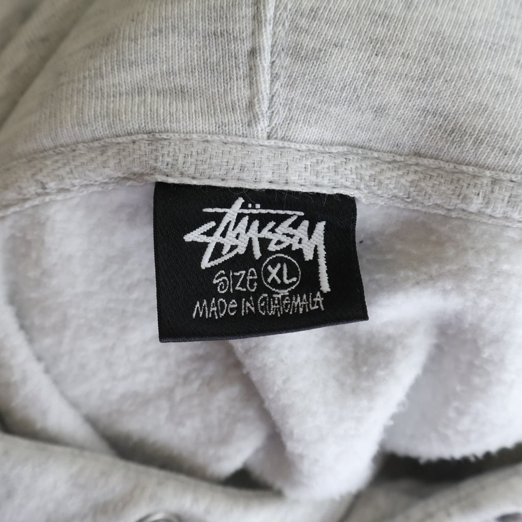 STUSSY(ステューシー) 8 BALL PRINT HOODIE エイトボール プリント フーディー パーカー グレー