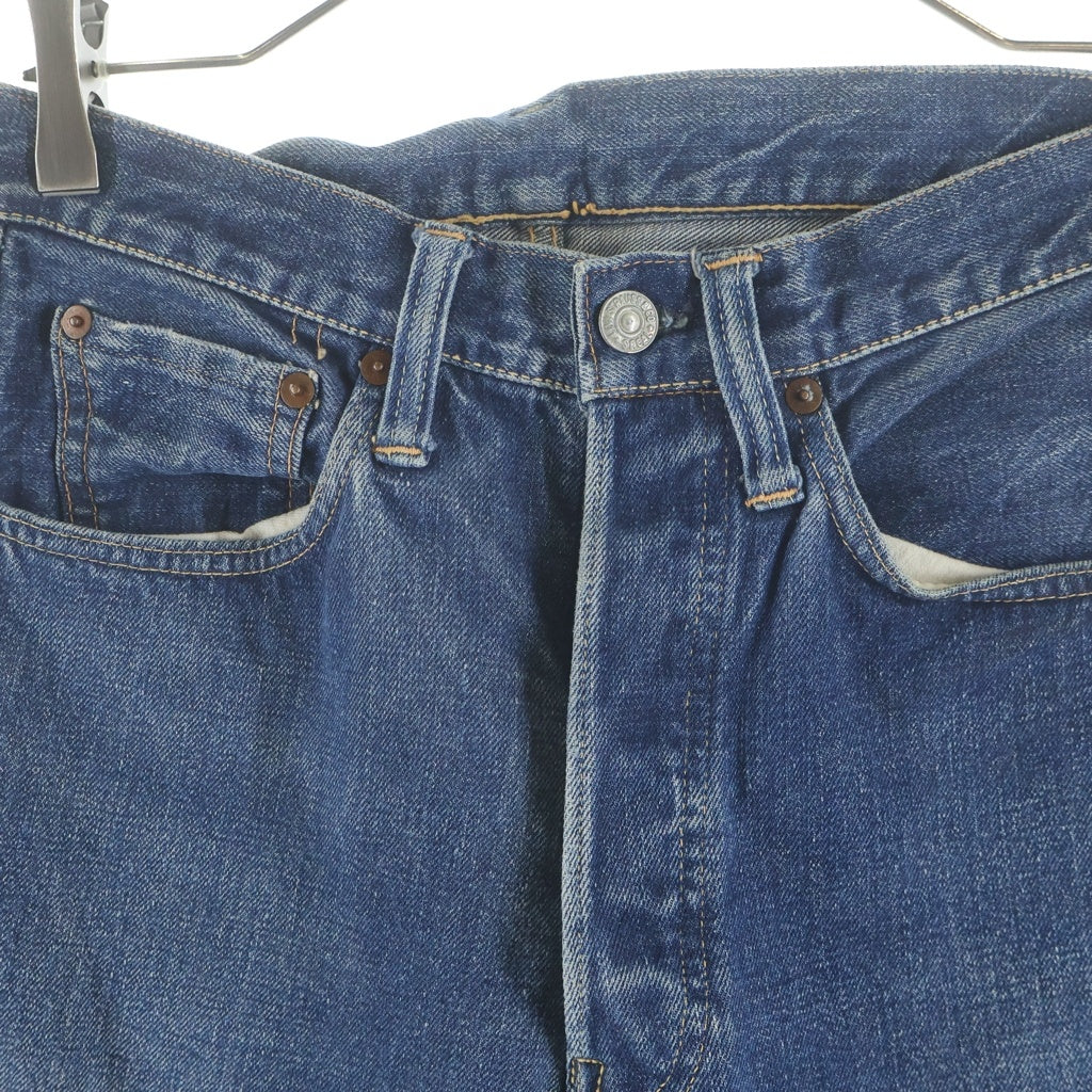Levi's(リーバイス) 50S 501XX 53MODEL 両面タブ BIG E 均等V ボタン裏爪刻印 Vステッチ コインポケット耳付き デニムパンツ インディゴ