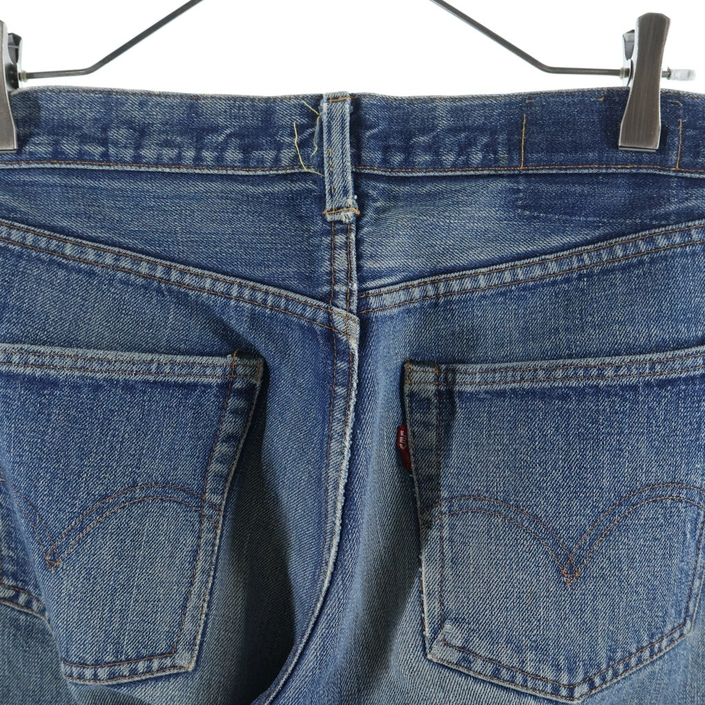 Levi's(リーバイス) 70S 501 BIG E 後期 不均等V 足長R ボタン裏刻印8 並行ステッチ デニムパンツ インディゴ