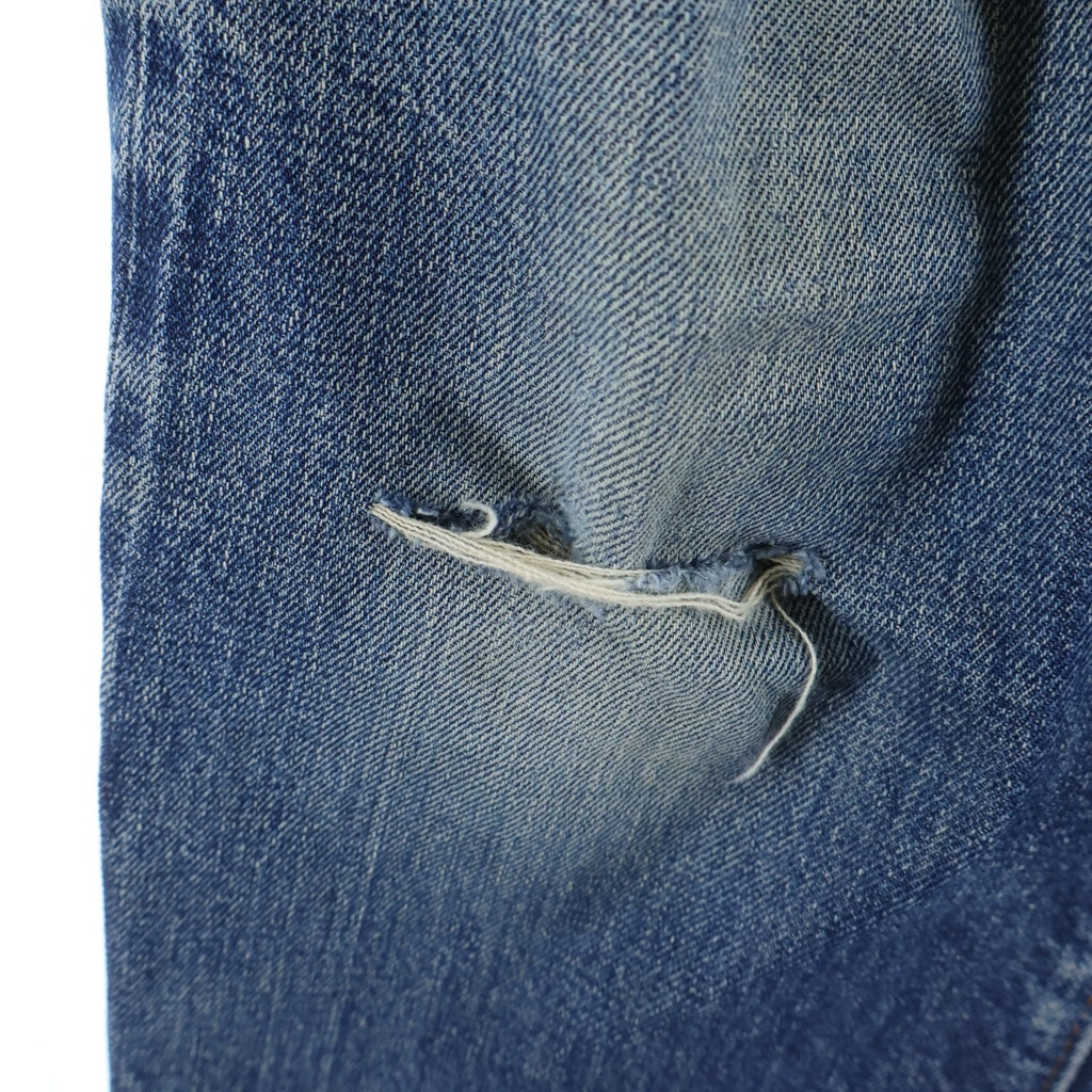 Levi's(リーバイス) 70S 501 BIG E 後期 不均等V 足長R ボタン裏刻印8 並行ステッチ デニムパンツ インディゴ
