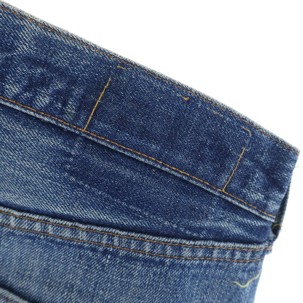 Levi's(リーバイス) 70S 501 BIG E 後期 不均等V 足長R ボタン裏刻印8 並行ステッチ デニムパンツ インディゴ