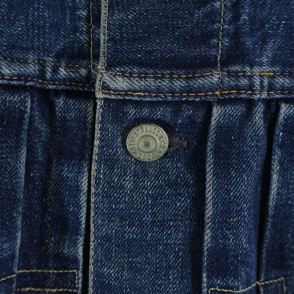Levi's(リーバイス) 50S 507XX 2nd 片面タブ BIG E 初期 ボタン裏17 デニムジャケット インディゴ