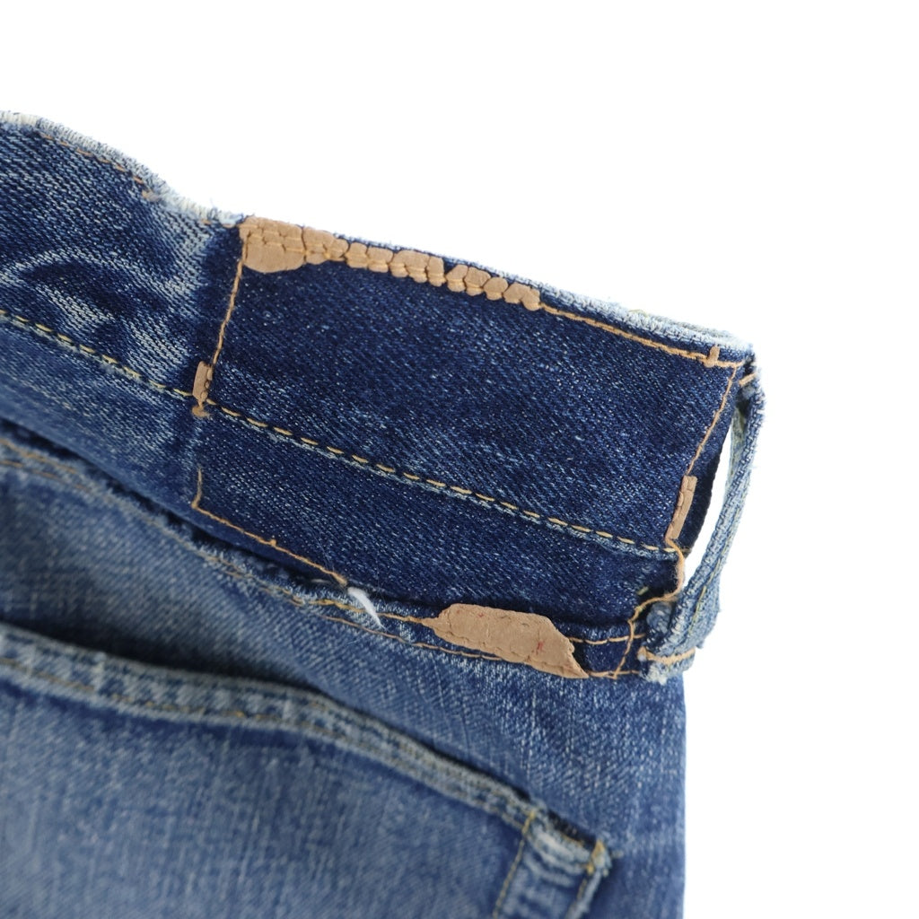 Levi's(リーバイス) 50-60S 501XX BIG E ギャラ入り Vステッチ 均等V 足長R ボタン裏無刻印 オフセット デニムパンツ インディゴ