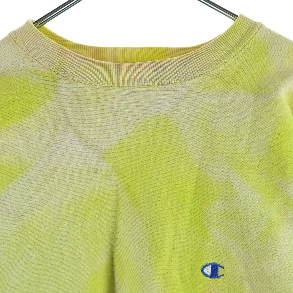 CHAMPION(チャンピオン) 90S REVERSE WEAVE CHEMICAL WASH SWEAT リバースウィーブ ケミカルウォッシュ スウェット ライトグリーン