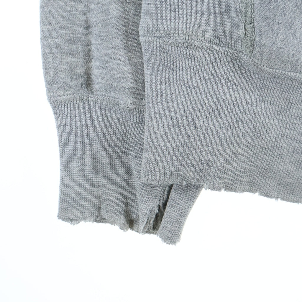 CHAMPION(チャンピオン) 80S VINTAGE USMA トリコタグ後期 前V SWEAT 陸軍士官学校 染み込みプリント スウェット グレー