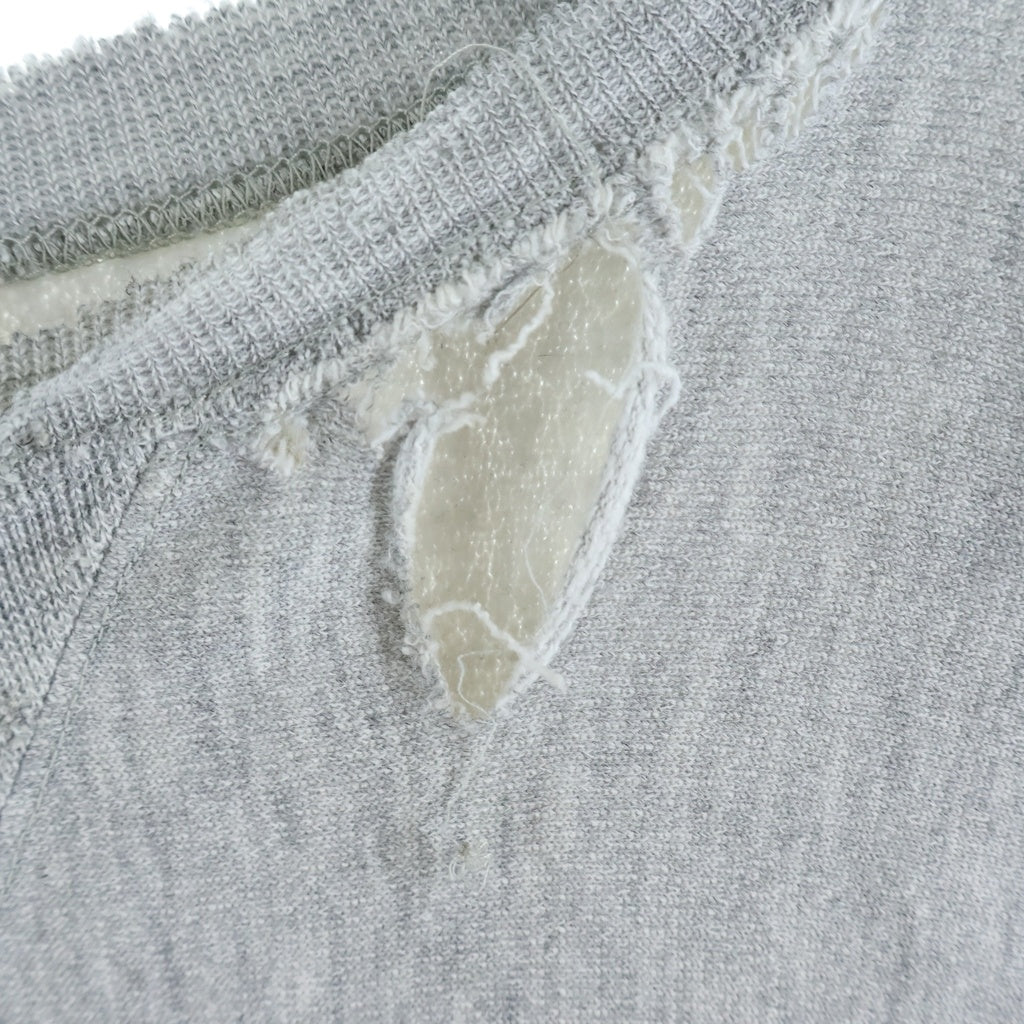 CHAMPION(チャンピオン) 80S VINTAGE USMA トリコタグ後期 前V SWEAT 陸軍士官学校 染み込みプリント スウェット グレー