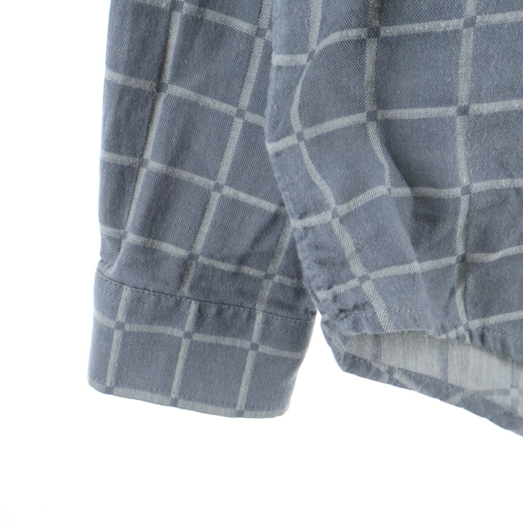 PATAGONIA(パタゴニア) 90S VINTAGE WINDOWPANE FLANNEL SHIRT フランネル長袖シャツ グレー