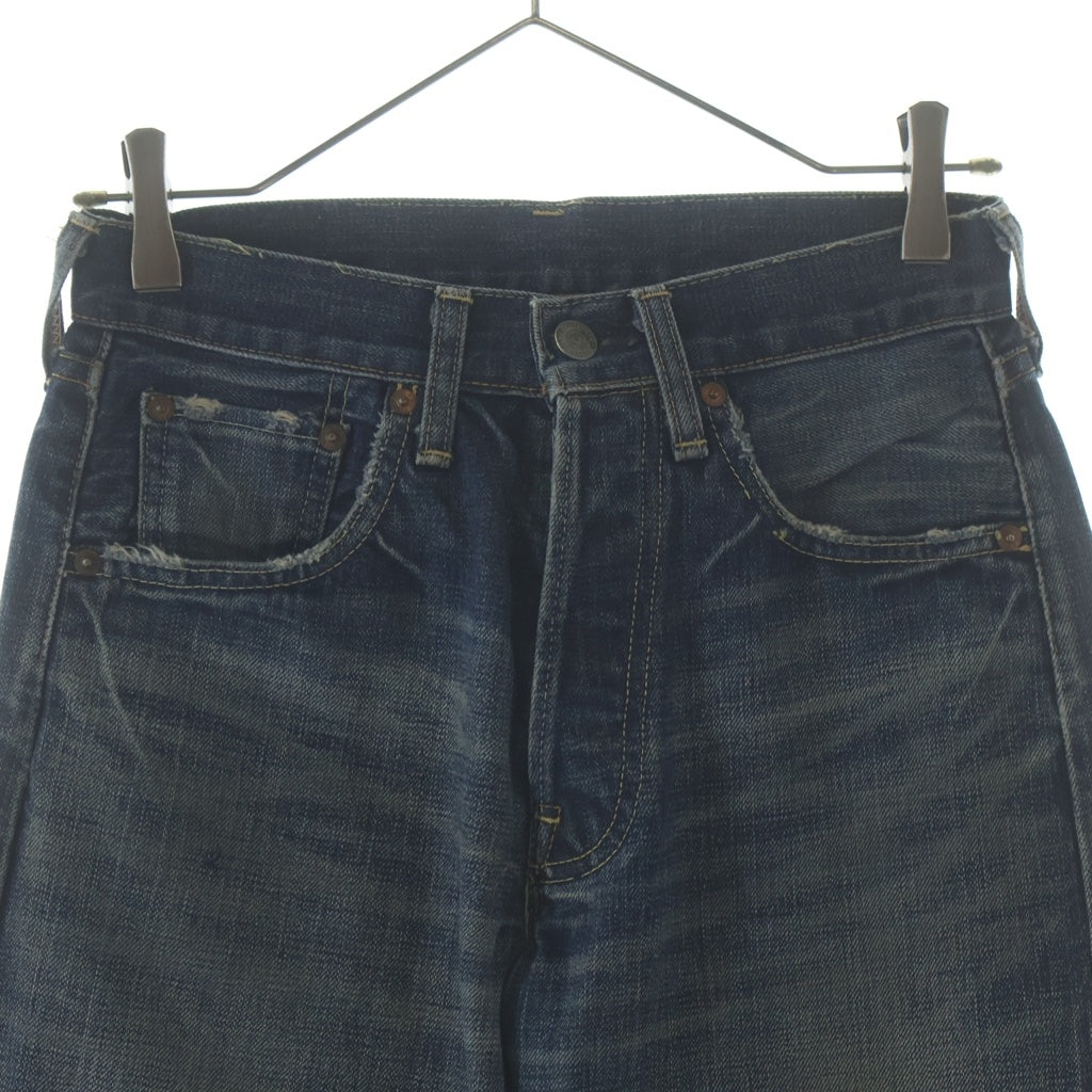 Levi's(リーバイス) 66501 1966年モデル 復刻 BIG E ボタン裏無刻印 日本製 ボタンフライ デニムパンツ インディゴ 66501-0062 66501-0062