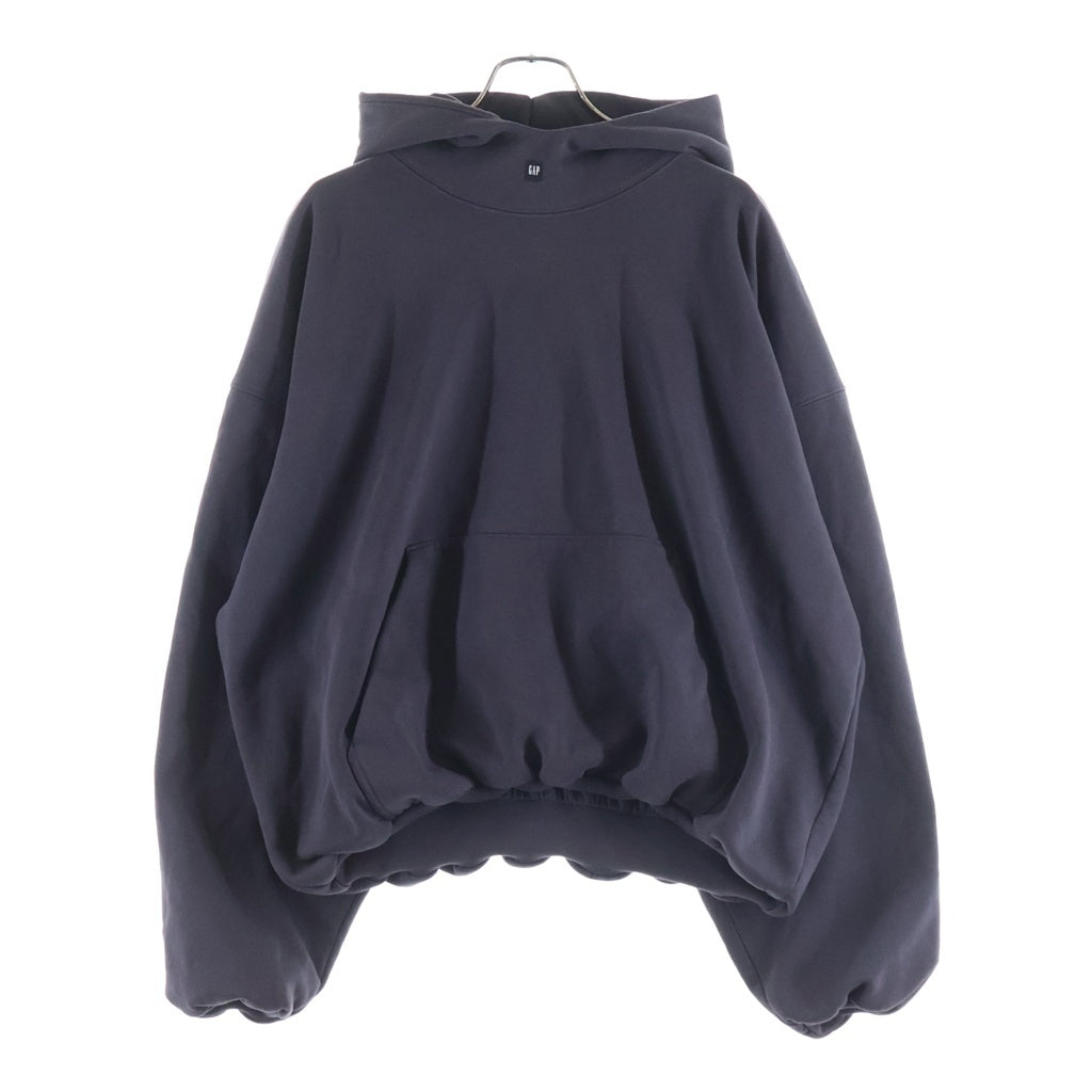 Yeezy Gap Engineered by Balenciaga(イージー ギャップ エンジニアードバイ バレンシアガ) LOGO HOODIE プルオーバーロゴフーディー パーカー チャコール 471313-01-1 471313-01-1