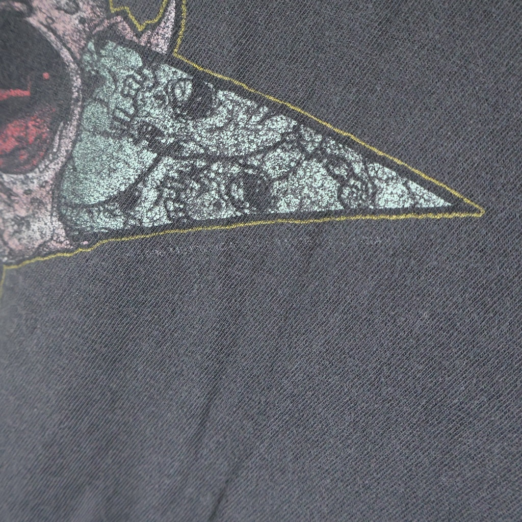 VINTAGE(ヴィンテージ) 90S METALLICA PUSHEAD KING NOTHING メタリカ バンド 半袖Tシャツ カットソー ブラック -