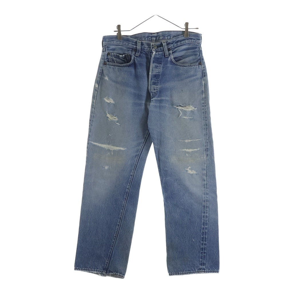 Levi's(リーバイス) 80-90S 501 赤耳 ボタン裏524 並行ステッチ スモールe デニムパンツ インディゴ -