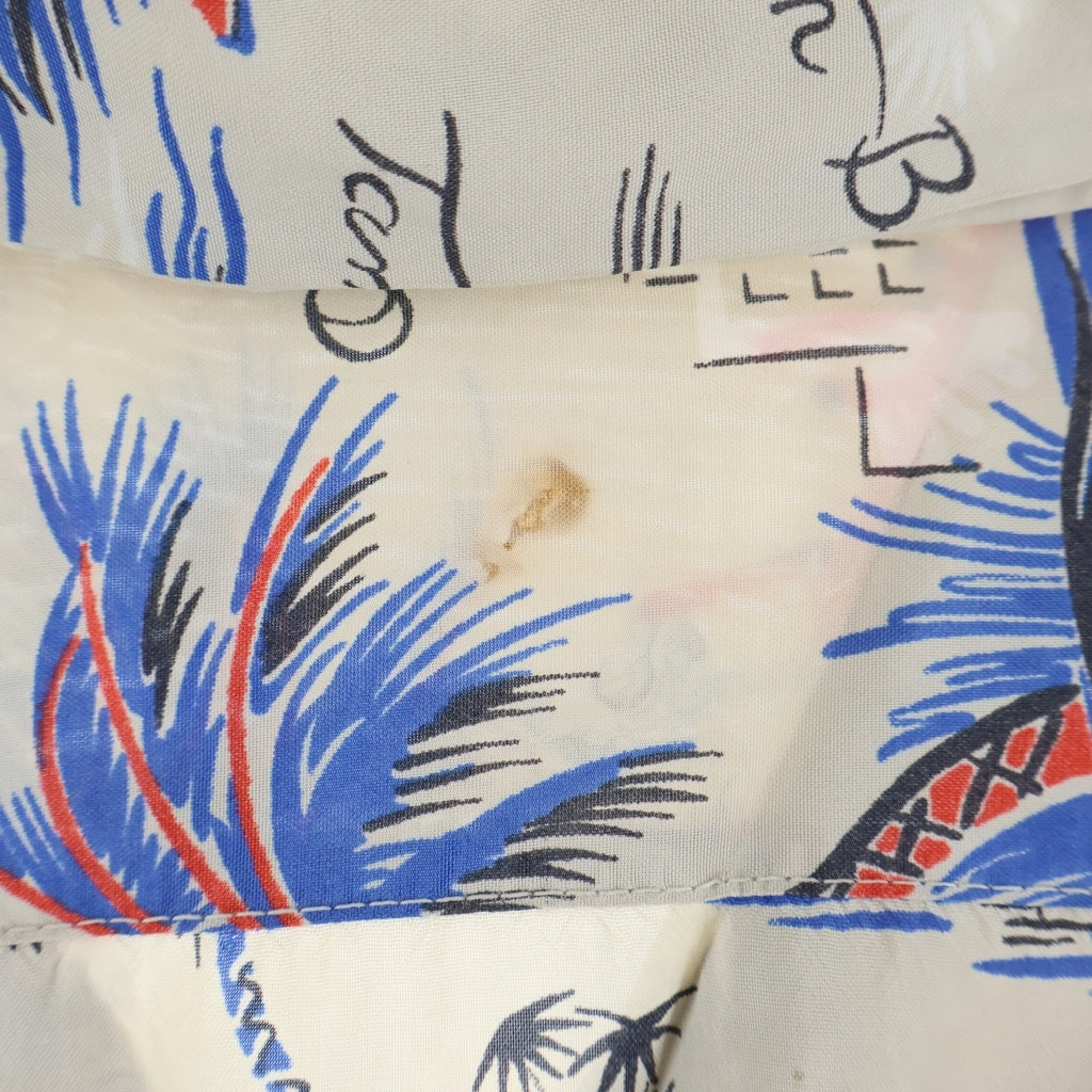VINTAGE(ヴィンテージ) 50S ROYAL PALM RAYON HAWAIIAN S/S SHIRT レーヨン ハワイアン 半袖シャツ マルチカラー -