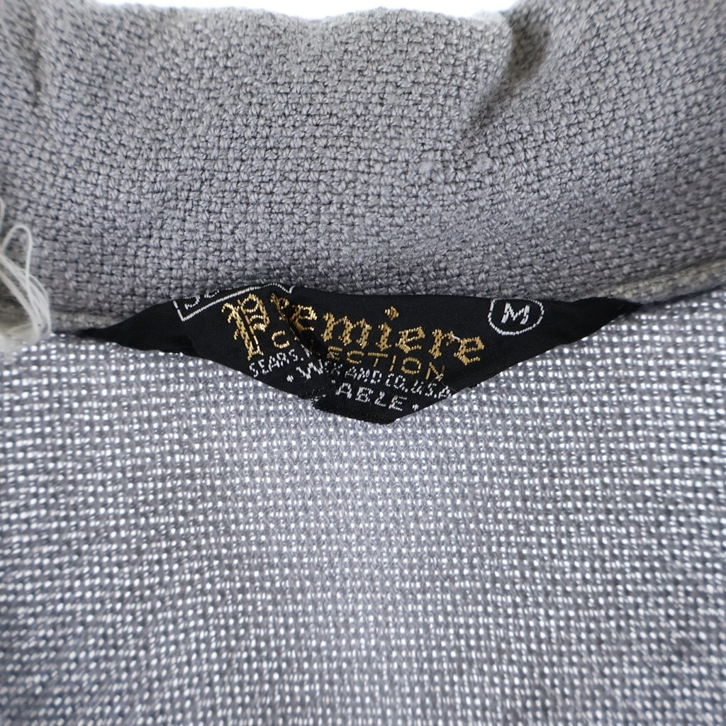 VINTAGE(ヴィンテージ) 60-70S SEARS (シアーズ) PREMIERE COLLECTION LACE UP SHIRT レースアップ 半袖シャツ グレー -