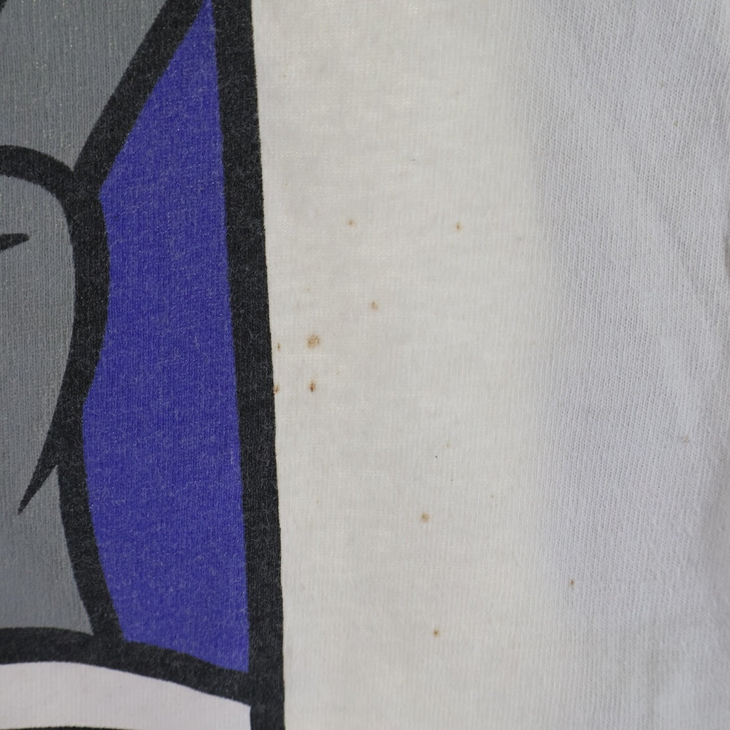 VINTAGE(ヴィンテージ) 90S LOONEY TUNES BUGS BUNNY ルーニーチューンズ 片面プリント半袖カットソーTシャツ ホワイト