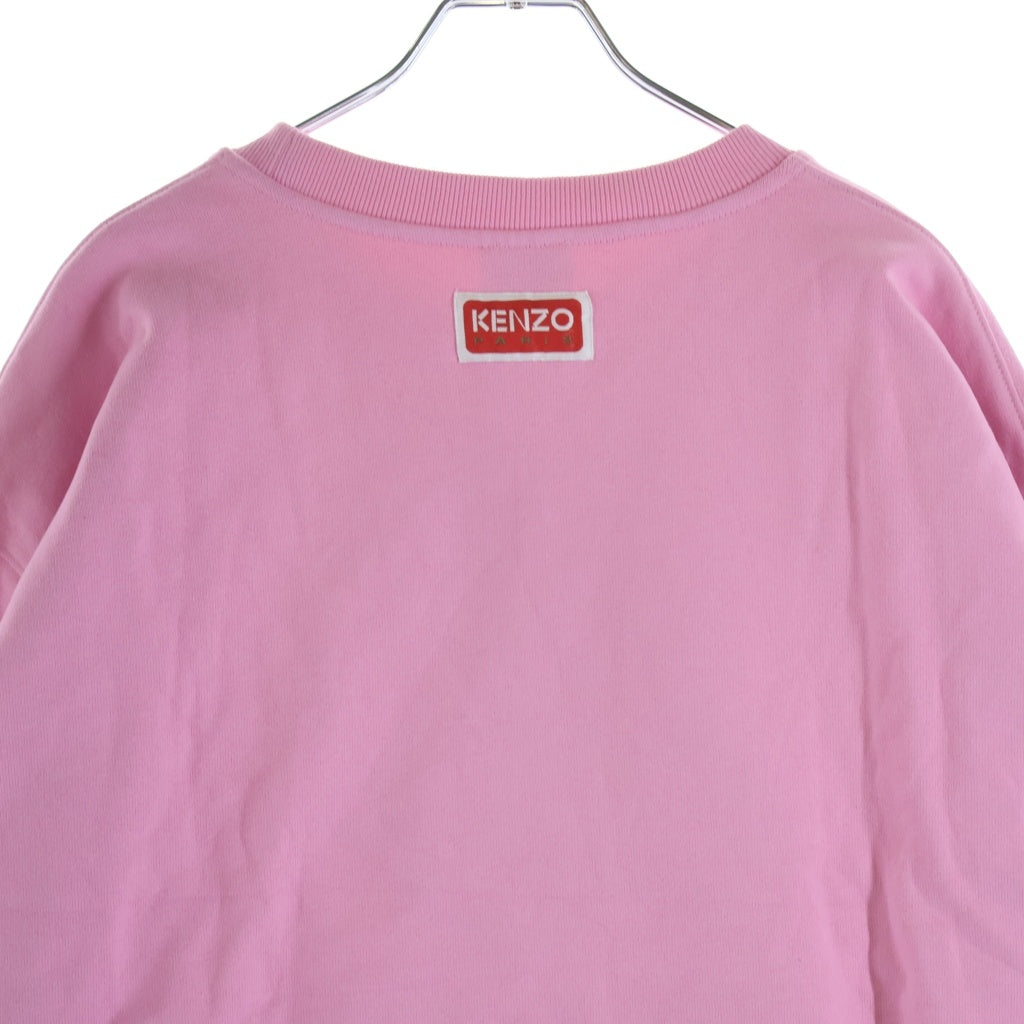 KENZO(ケンゾー) BOKE FLOWER SWEATSHIRT ボークフラワースウェット クルーネック長袖スウェット ピンク FC62SW0114ME レディース