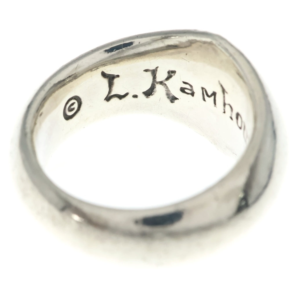 LEONARD KAMHOUT(レナードカムホート) SILK RING LARGE シルクリングラージ シルバー