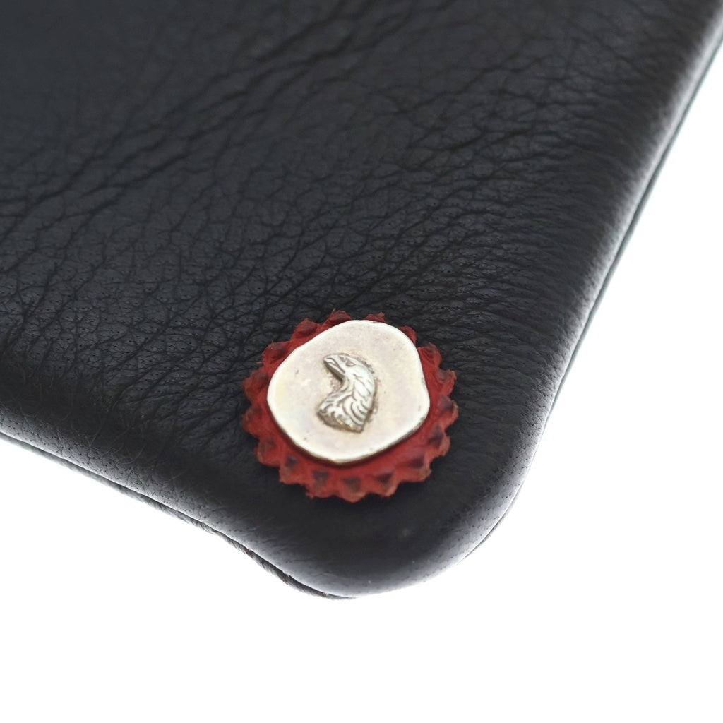 LARRY SMITH(ラリースミス) DEERSKIN POUCH ディアスキン ポーチ LT-0080 ブラック