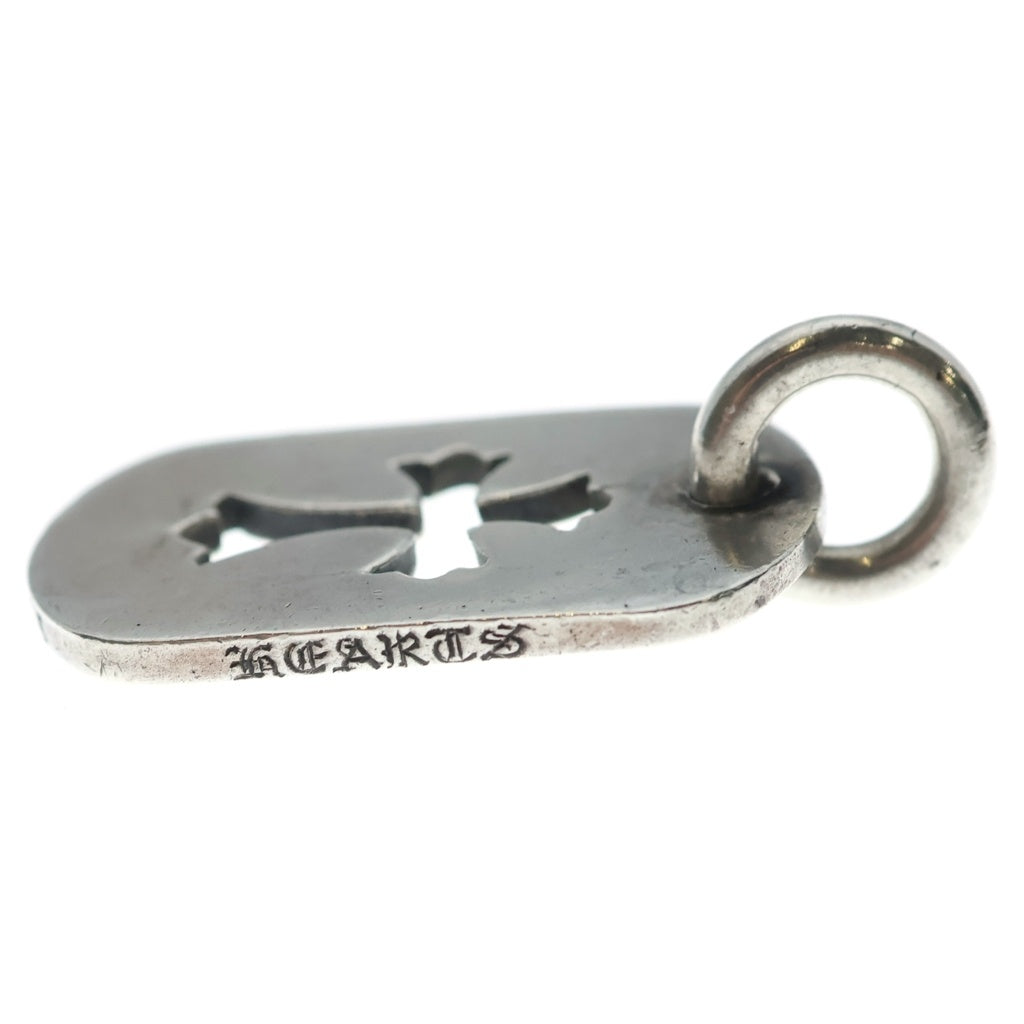 CHROME HEARTS(クロムハーツ) D TAG SML CO CRS OLD カットアウトクロスドッグタグ スモール ペンダントトップ シルバー -