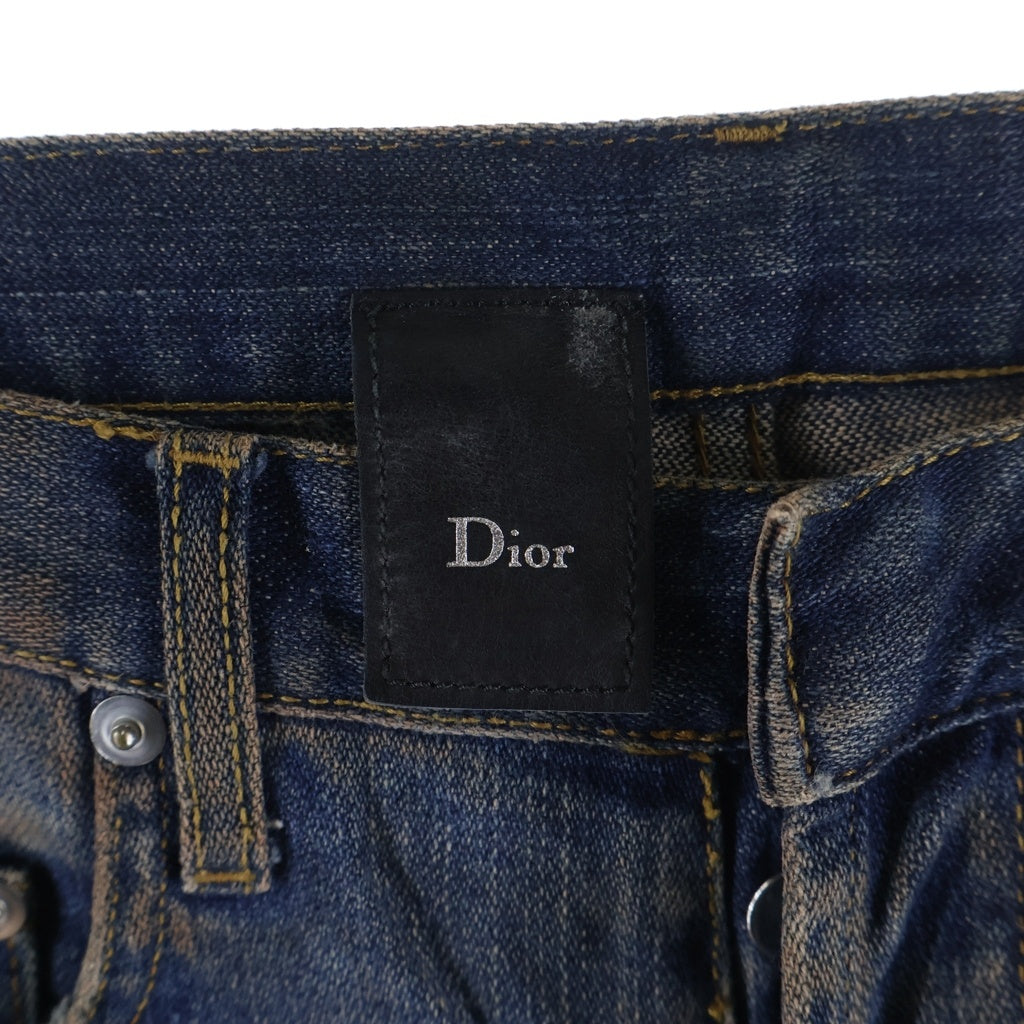 Dior HOMME(ディオールオム) 05AW RUST-WASHED DENIM PANTS 赤錆加工 デニムパンツ インディゴ 5HH1011220
