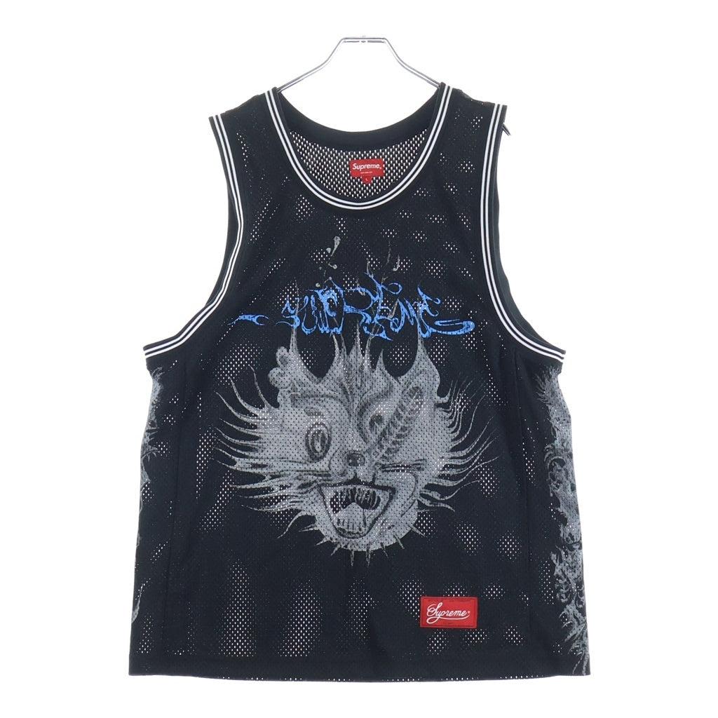 SUPREME(シュプリーム) 20SS ANIMAL BASKETBALL JERSEY アニマル バスケットボールジャージ メッシュ タンクトップ ブラック