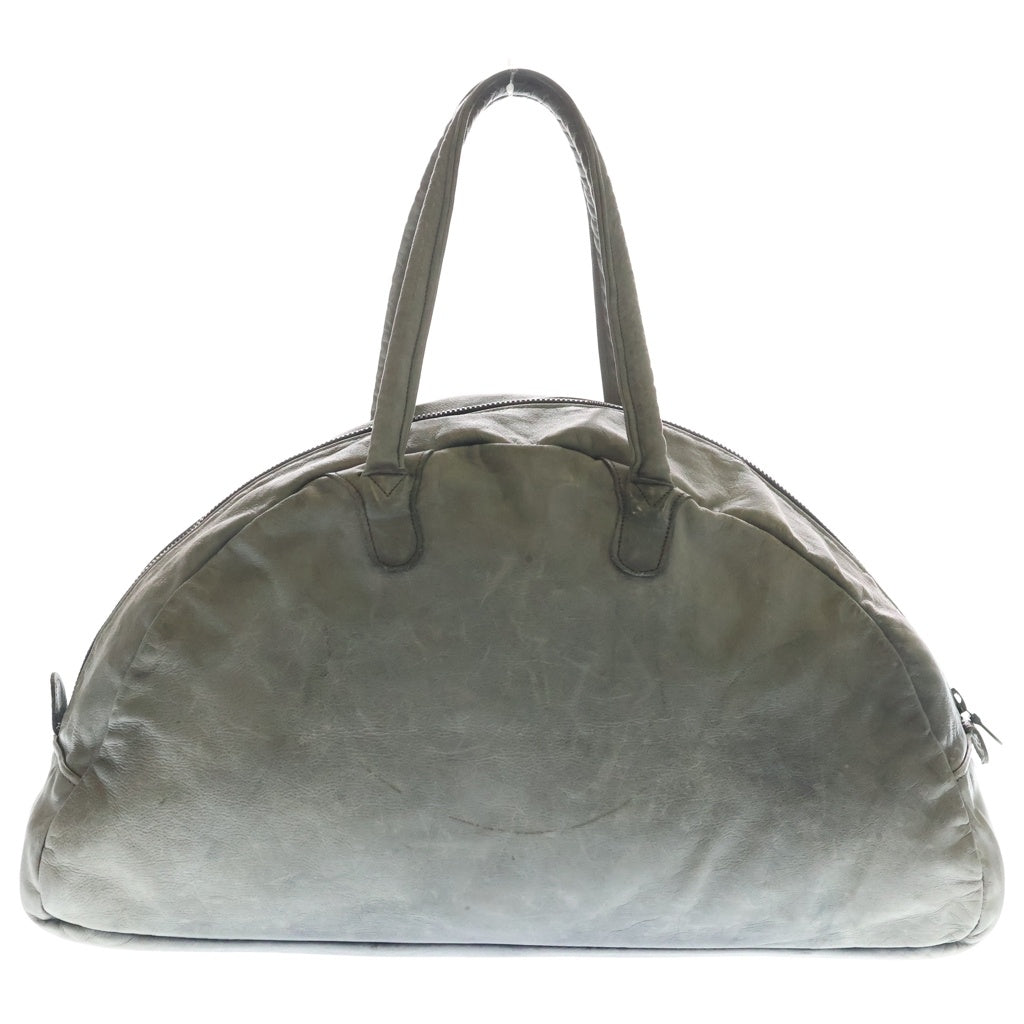 JAS M.B(ジャスエムビー) LONDON BOSTON LEATHER BAG ボストン レザー バッグ グレー - レディース