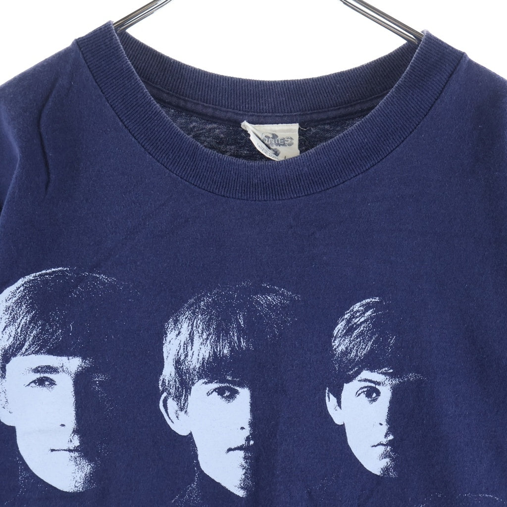 VINTAGE(ヴィンテージ) 90S BEATLES THE COMPLETE COLLECTION SERIES TEE ビートルズ 両面プリント 半袖Tシャツ カットソー ネイビー