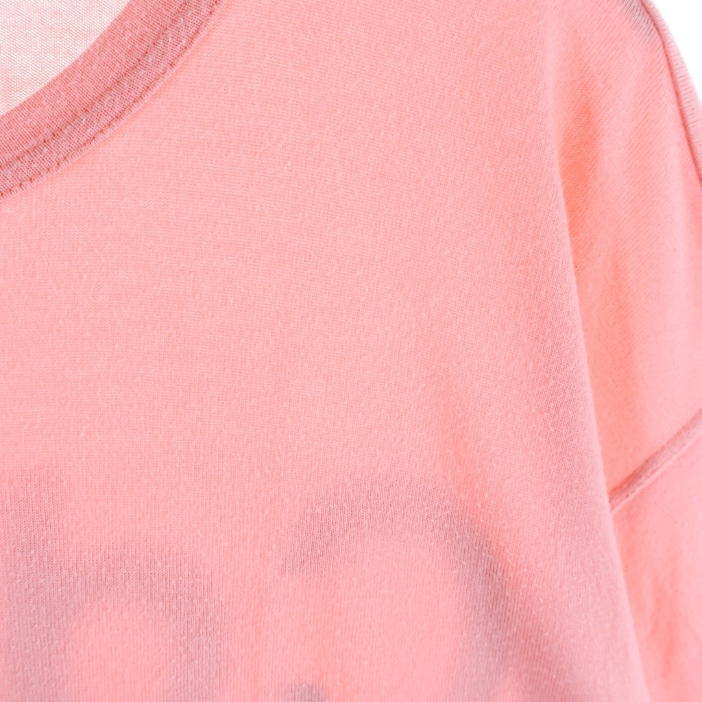 COMME des GARCONS HOMME(コムデギャルソンオム) 00S LOGO PRINT RAYON TEE 田中オム ロゴプリント レーヨン 半袖カットソーTシャツ ピンク HT-020320