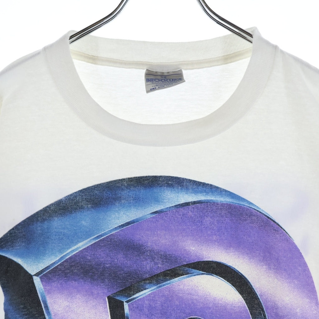 VINTAGE(ヴィンテージ) 90S DEEP PURPLE LOGO PRINT TEE ディープパープル 半袖カットソーTシャツ ホワイト