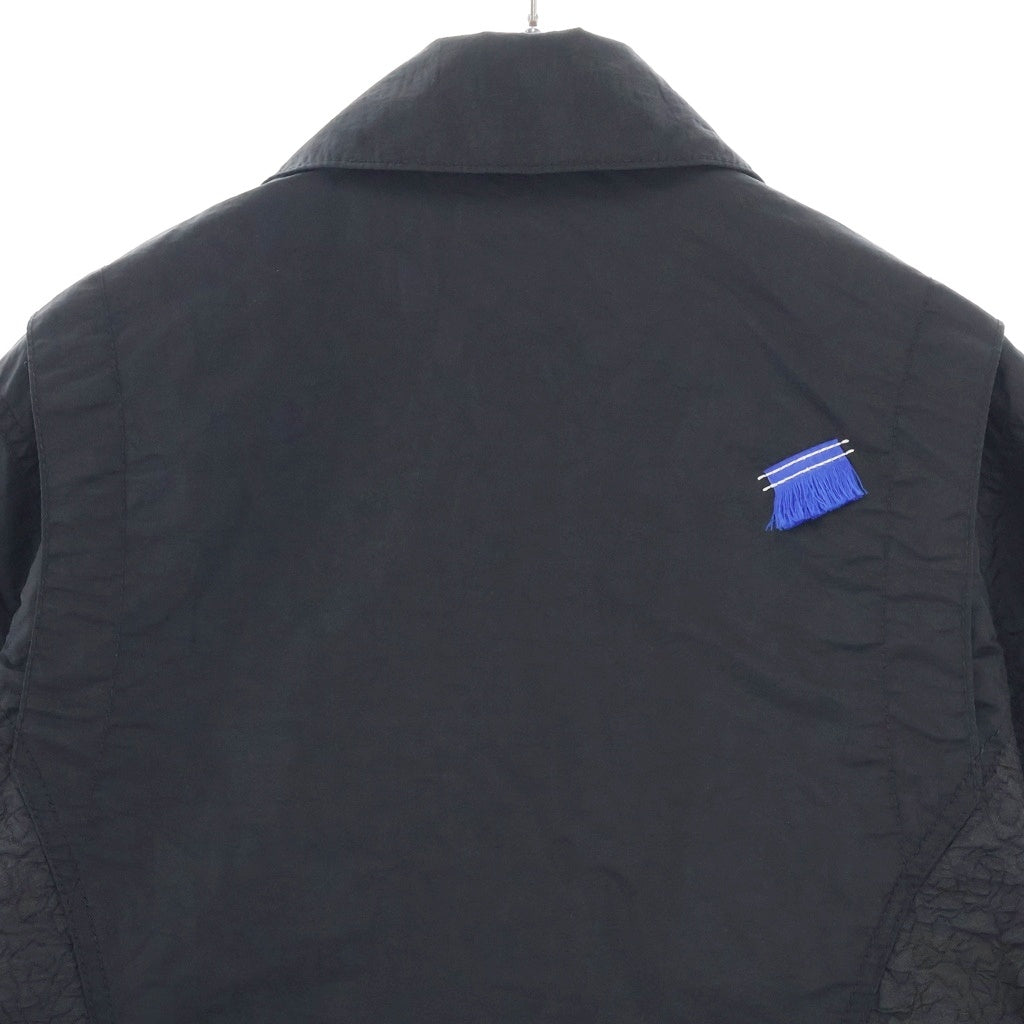 ADER ERROR(アーダーエラー) 3 MIX FABRIC JACKET 3ミックス ファブリック ジャケット ブラック BO01SSJK0104BK