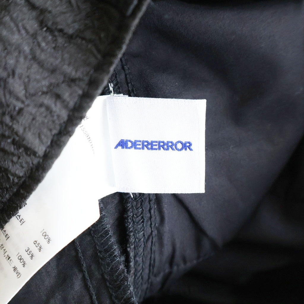 ADER ERROR(アーダーエラー) TROUSERS PRODUCT. 88 トラウザーズ プロダクト パンツ ブラックBO01SSBT0104BK