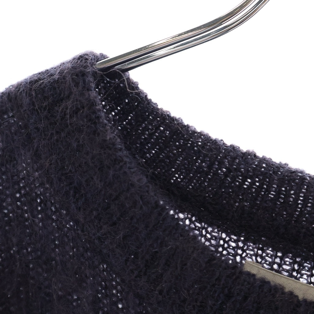 YOAK(ヨーク) MOHAIR BORDER CREWNECK SWEATER モヘア ボーダー クルーネック セーター マルチカラー YK23FW0572S