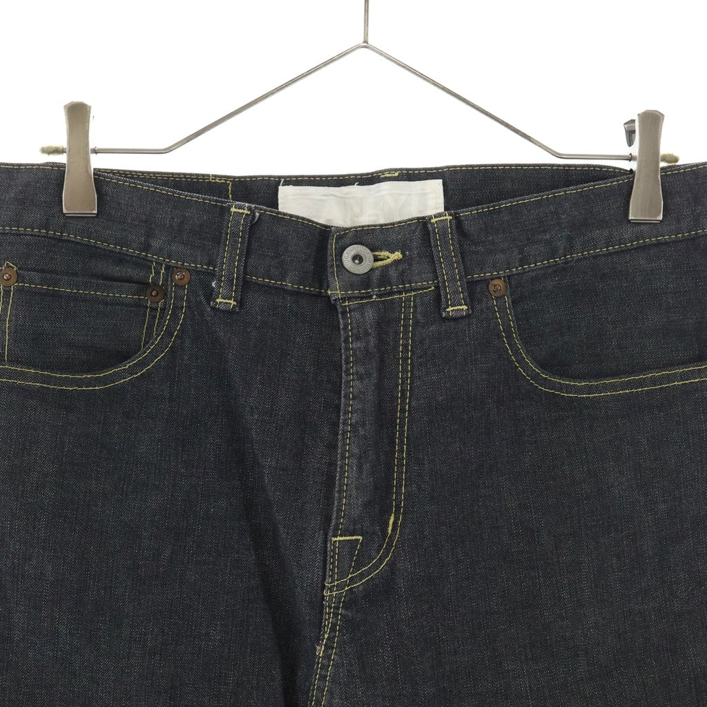 GANRYU(ガンリュウ) 13SS SAROUEL DENIM PANTS サルエルクロップドデニムパンツ グレー EK-P001