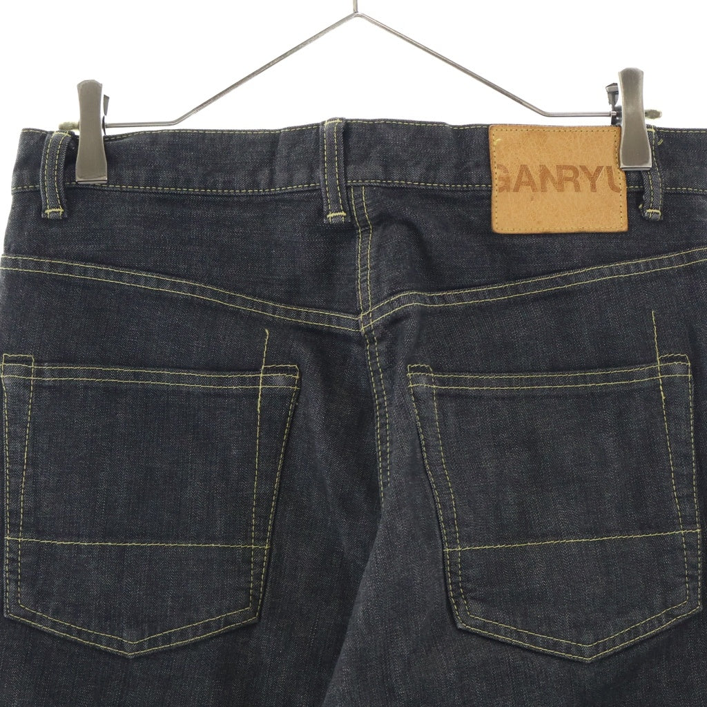 GANRYU(ガンリュウ) 13SS SAROUEL DENIM PANTS サルエルクロップドデニムパンツ グレー EK-P001
