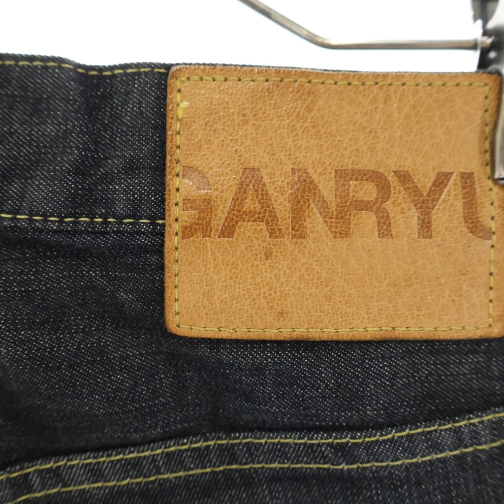 GANRYU(ガンリュウ) 13SS SAROUEL DENIM PANTS サルエルクロップドデニムパンツ グレー EK-P001