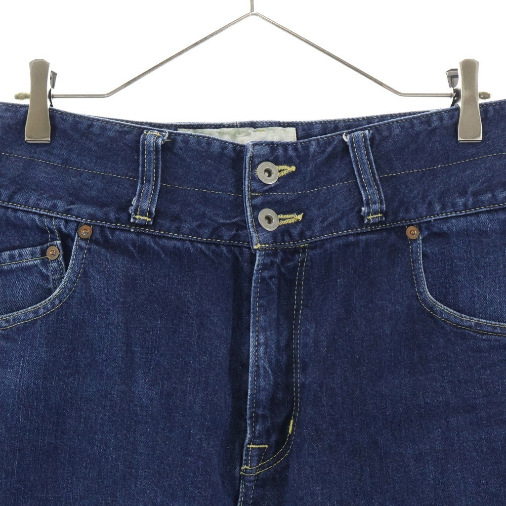 GANRYU(ガンリュウ) 13AW SAROUEL DENIM PANTS サルエルクロップドデニムパンツ インディゴ EL-P007