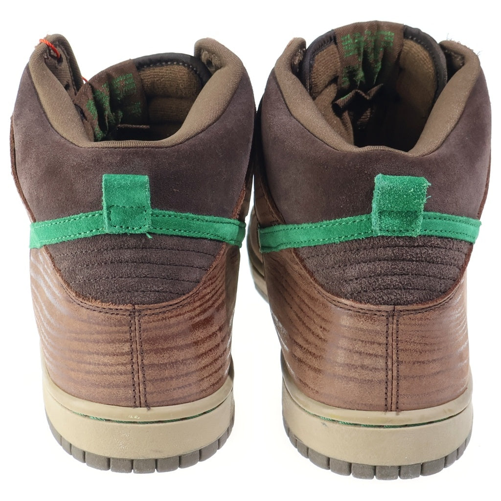 NIKE(ナイキ) SB DUNK HIGH PREMIUM Wood Deck ダンクハイプレミアム ウッド デッキ US10.5/28.5cm ベージュ/ブラウン 313171-231