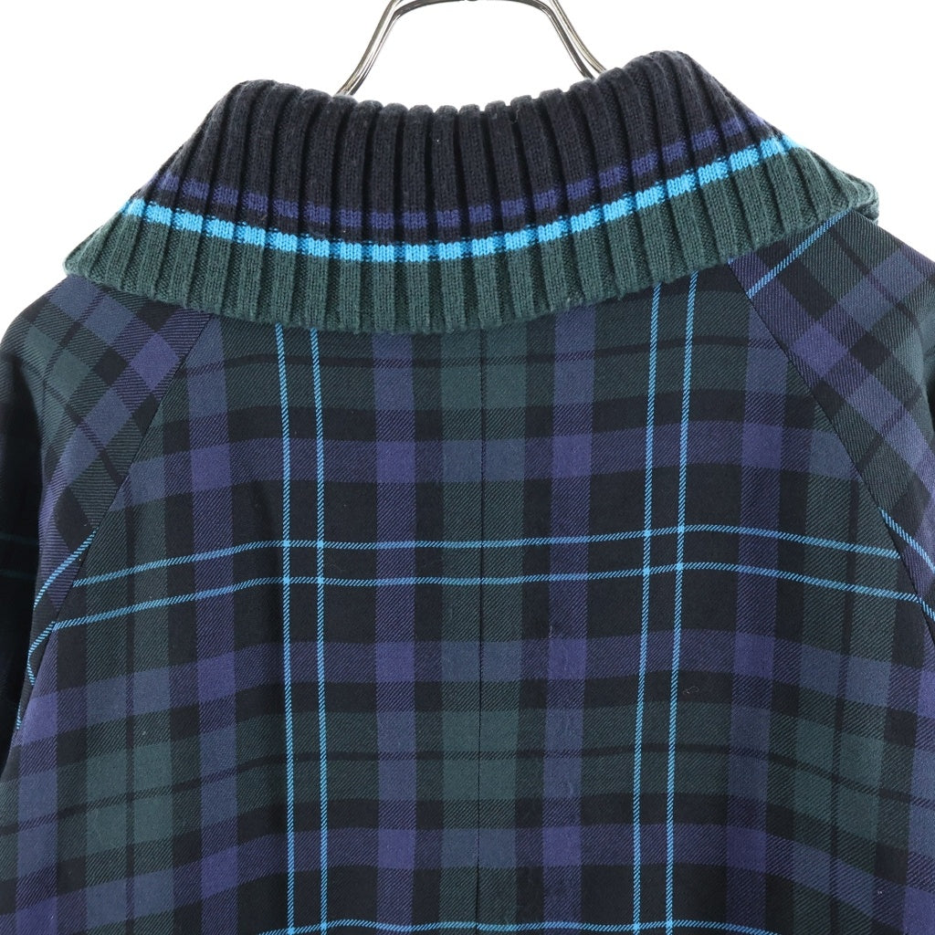 A BATHING APE(アベイシングエイプ) 90S TARTAN CHECK JACKET タータンチェック ジャケット ブラック