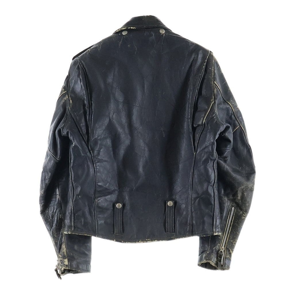 HARLEY DAVIDSON(ハーレーダビッドソン) 50S VINTAGE CYCLE CHAMP DOUBLE BREASTED LEATHER JACKET サイクル チャンプ ダブル レザー ジャケット ブラック