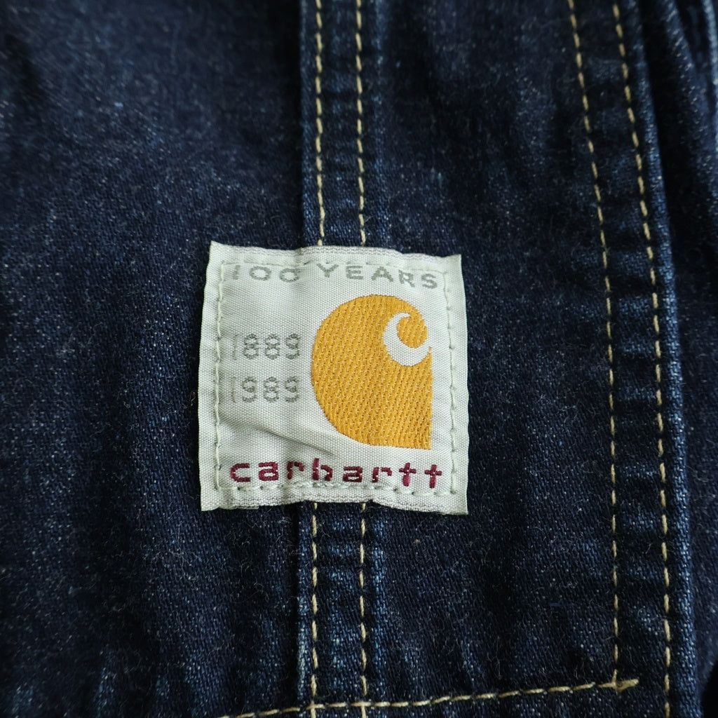 CARHARTT(カーハート) 100 YEARS 1889-1989 DENIM OVERALL 100周年 日本製 デニム オーバーオール インディゴ CH-179 E 520-0907 0188