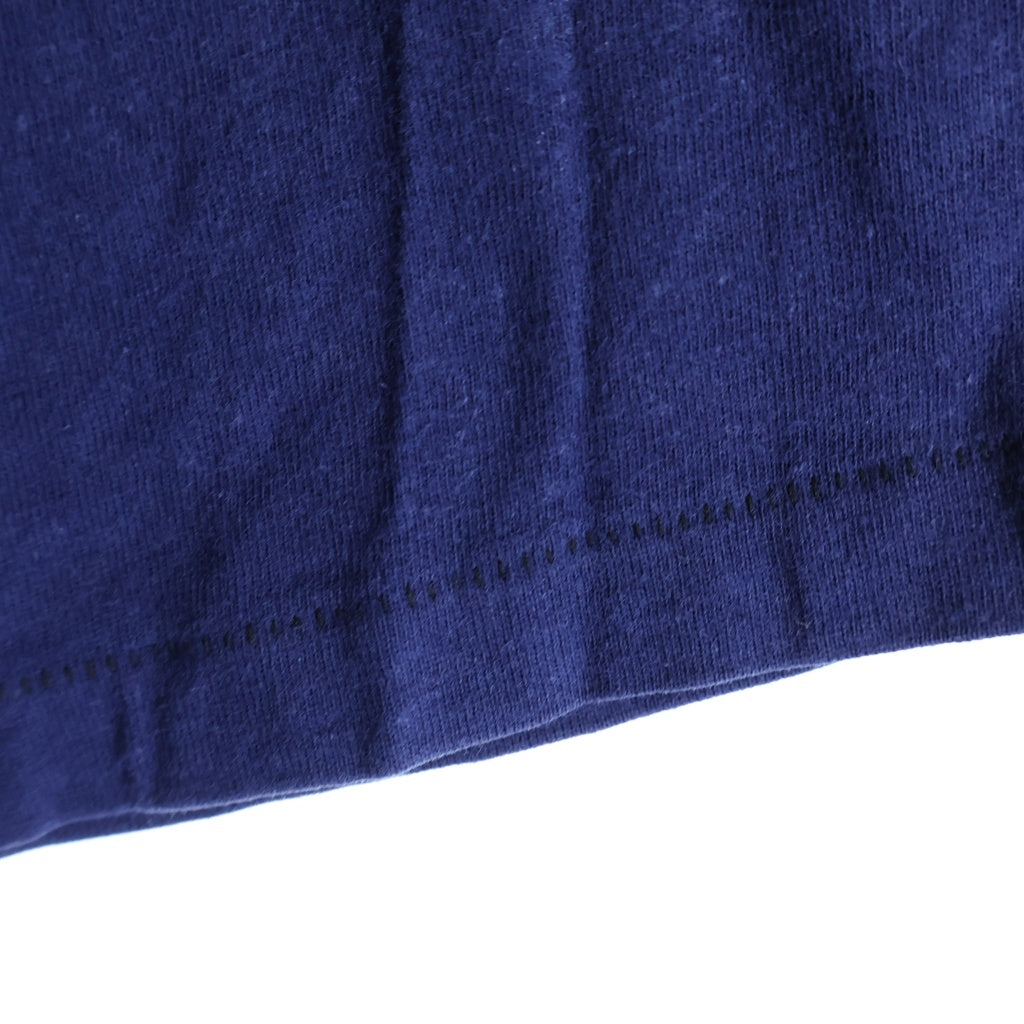 L.L.Bean(エルエルビーン) 80-90S VINTAGE LOGO TEE USA製 ヴィンテージ 筆記体ロゴ プリント 半袖Tシャツ カットソー ネイビー